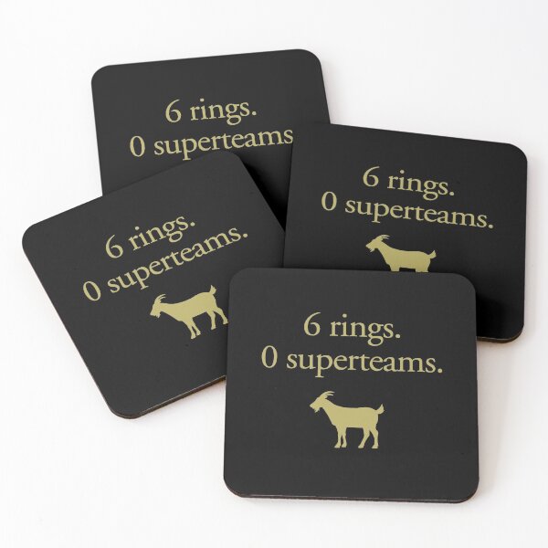 Item preview, 6 Rings 0 Superteams MJ GOAT Greatest of All Time designed and sold by SixforSix.