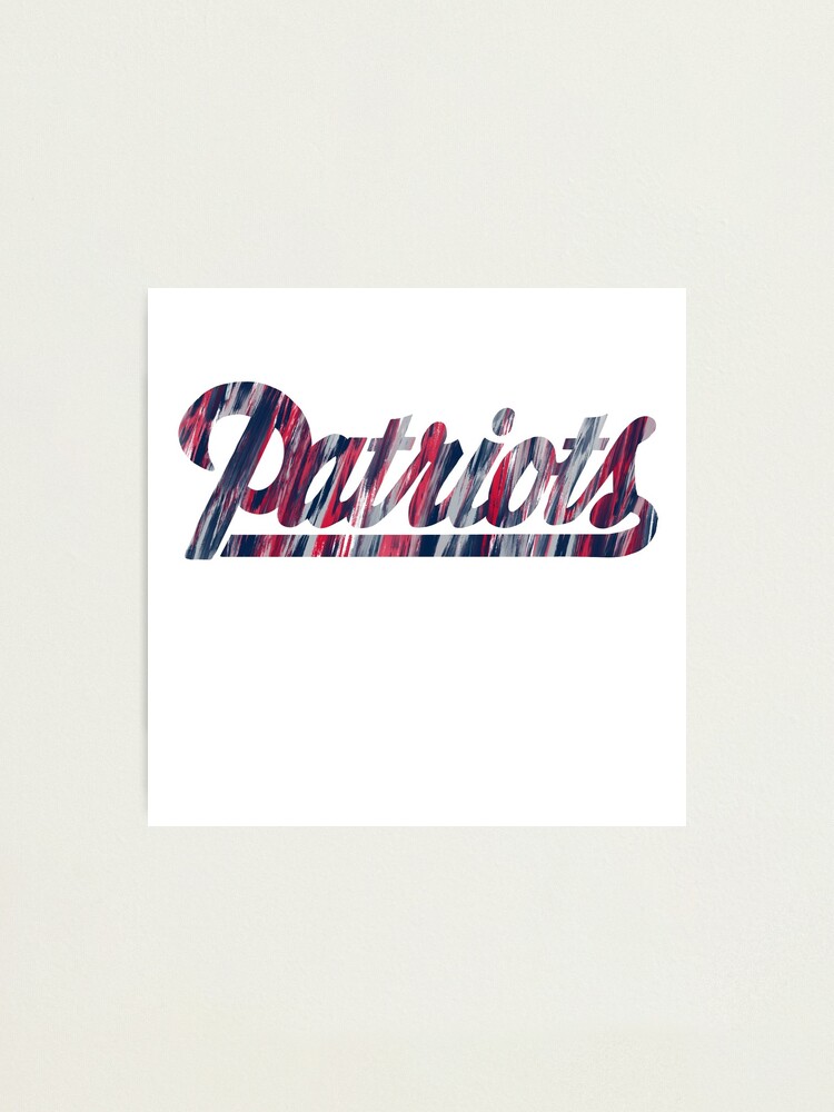 Patriots cursive brushstroke background Pullover Hoodie for Sale by aaumen