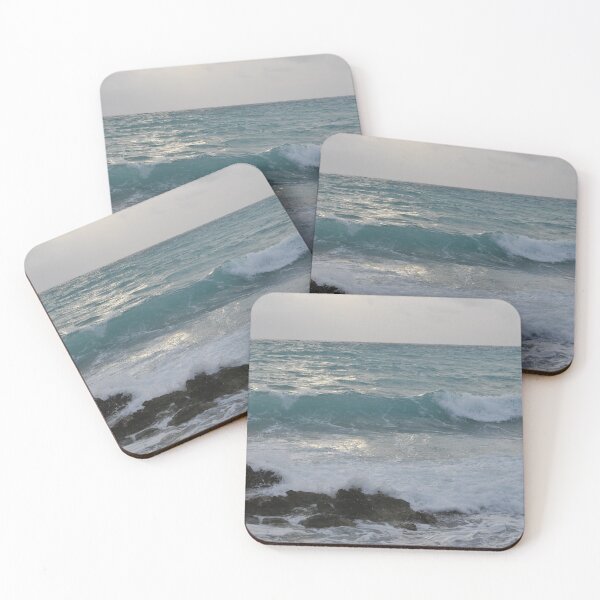 Item preview, Stormy Ocean Waves on the Rocks with Cloudy Sky designed and sold by pbstylesetters.