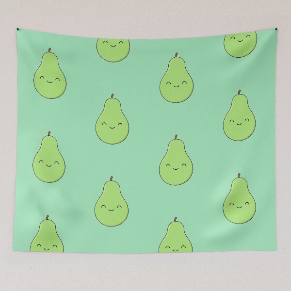 Item preview, Cute Pear Smiley Fruit Design designed and sold by BaconPancakes21.