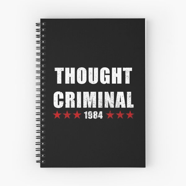 Item preview, Thought Criminal Thoughtcrime designed and sold by ArtOfRebellion.