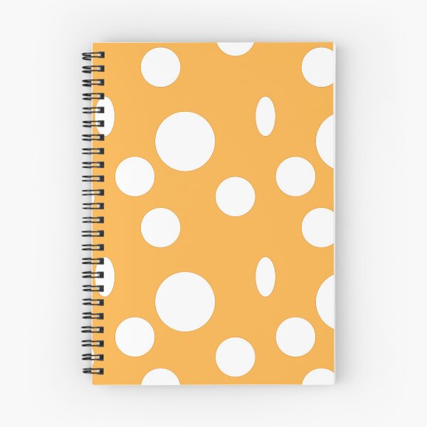Item preview, Spots, white on orange designed and sold by Meg M Studio.