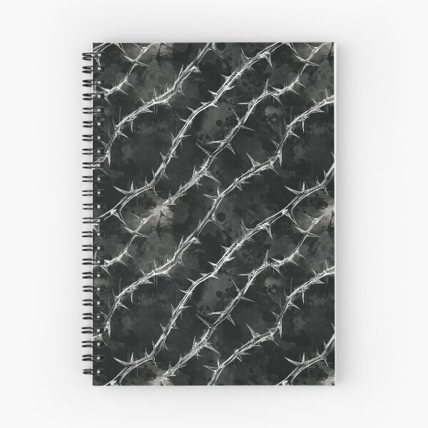 Item preview, Black and White Sketched Thorns designed and sold by ScribbledToad.
