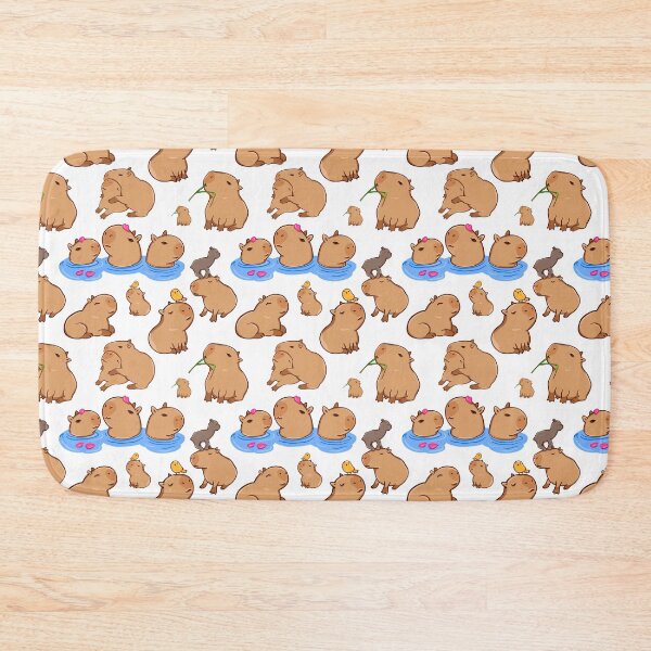 Item preview, Capybara Pattern designed and sold by manydoodles.