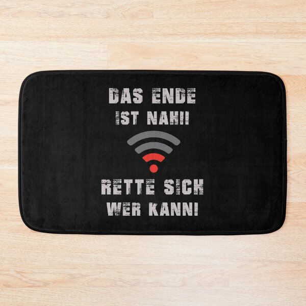 Item preview, No Wi-Fi, the end is nigh, funny saying, nerd designed and sold by ThommyBLN.