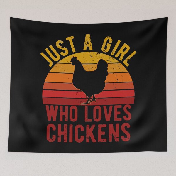 Item preview, Just A Girl Who Loves Chickens for Chicken Lovers Gift designed and sold by JulianoZn97.