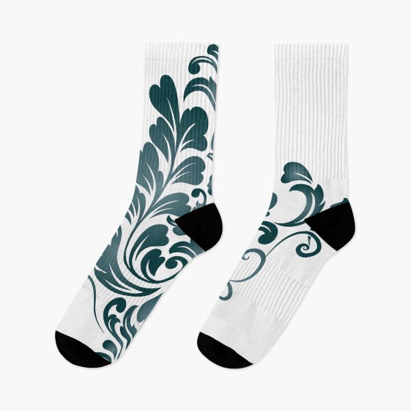 Item preview, Dark Green Gradient Damask  designed and sold by Lilith-Designs.