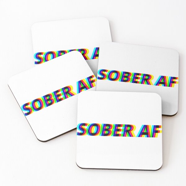 Item preview, Sober AF alcoholic drug psychedelic designed and sold by Hrushikesh Chaudhary.
