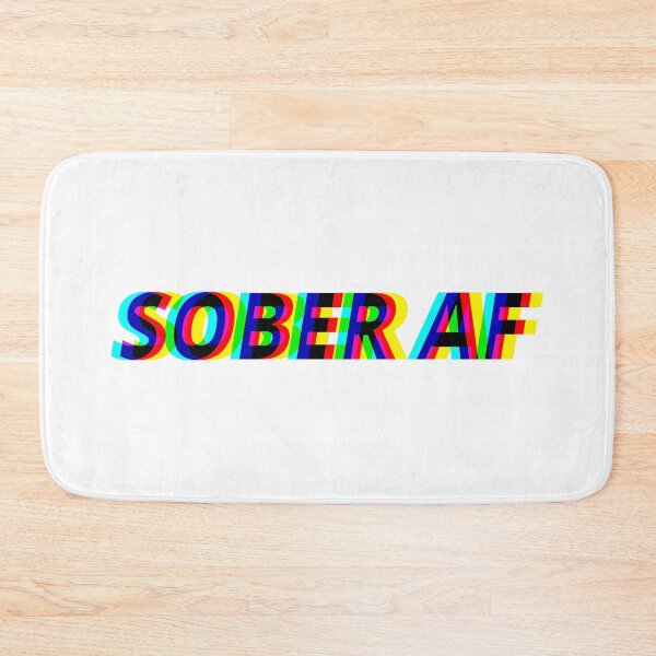 Item preview, Sober AF alcoholic drug psychedelic designed and sold by Hrushikesh Chaudhary.