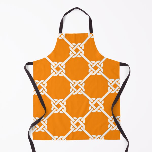 Item preview, Orange Celtic Knot Pattern - Lattice interlocking simple square knot designed and sold by ImageNugget.