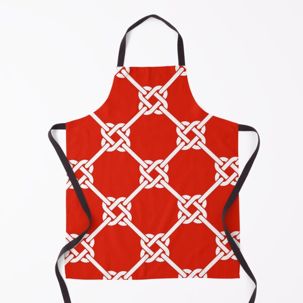 Item preview, Red Celtic Knot Pattern - Lattice interlocking simple square knot designed and sold by ImageNugget.