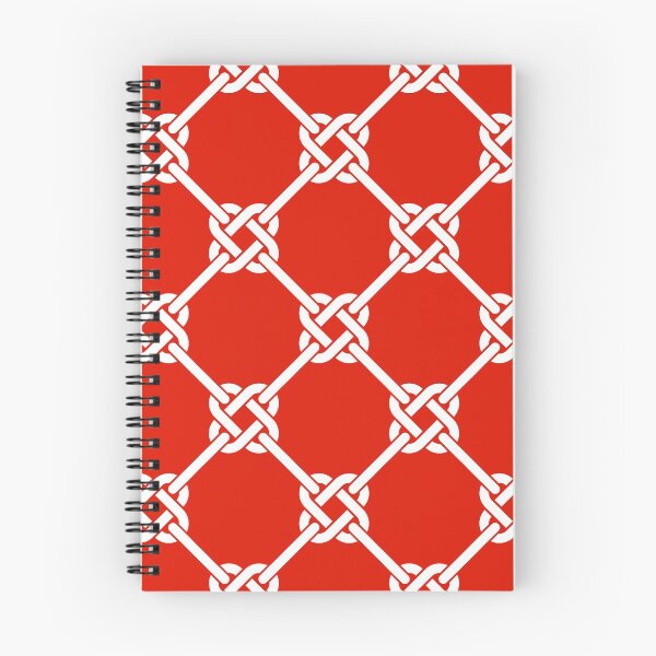Item preview, Red Celtic Knot Pattern - Lattice interlocking simple square knot  designed and sold by ImageNugget.