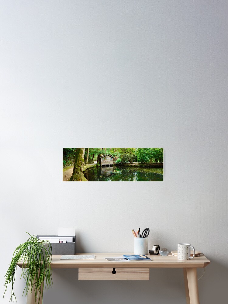 Thumbnail 2 of 3, Poster, Boathouse, Alfred Nicholas Gardens, Melbourne, Victoria, Australia designed and sold by Chockstone.
