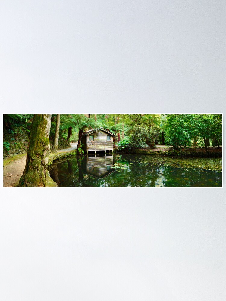 Thumbnail 1 of 3, Poster, Boathouse, Alfred Nicholas Gardens, Melbourne, Victoria, Australia designed and sold by Chockstone.