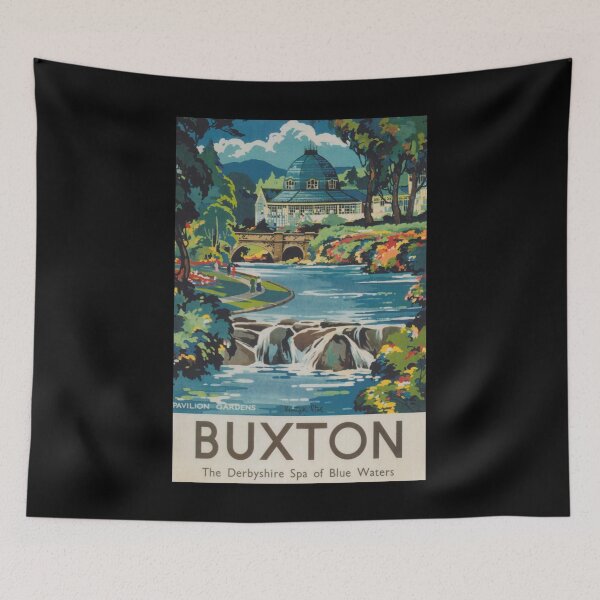 Item preview, retro classic Buxton poster designed and sold by CorasPosters.