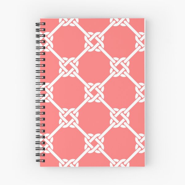 Item preview, Pink Celtic Knot Pattern - Lattice interlocking simple square knot  designed and sold by ImageNugget.