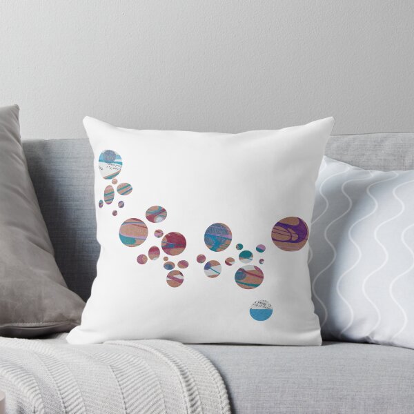 Item preview, KRAFT BUBBLES - Collage, watercolor and inks handmade design designed and sold by Azanza.