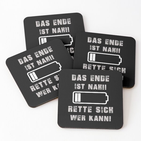 Artikelvorschau, Leeres Akku, Das Ende ist Nah, lustiger Spruch, Nerd  entworfen und verkauft von ThommyBLN.