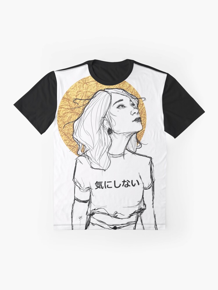 Imagen 4 de 5, Camiseta gráfica con la obra No me importa, diseñada y vendida por misskatz.