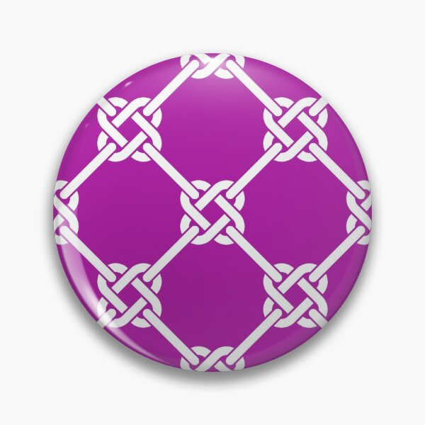 Item preview, Magenta Celtic Knot Pattern - Lattice interlocking simple square knot  designed and sold by ImageNugget.