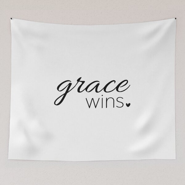 Item preview, Grace wins, Christian gift, Jesus, Faith, Religious, Inspirational designed and sold by cyhdesign.