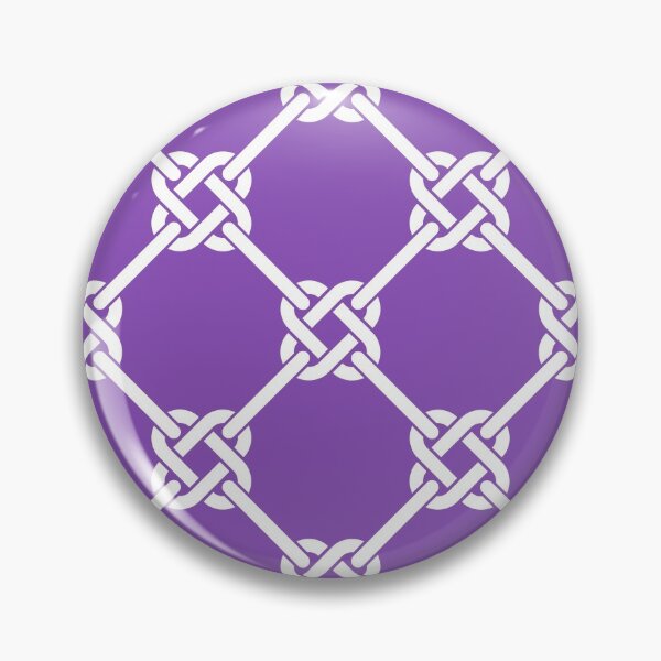 Item preview, Light Purple Celtic Knot Pattern - Lattice interlocking simple square knot  designed and sold by ImageNugget.