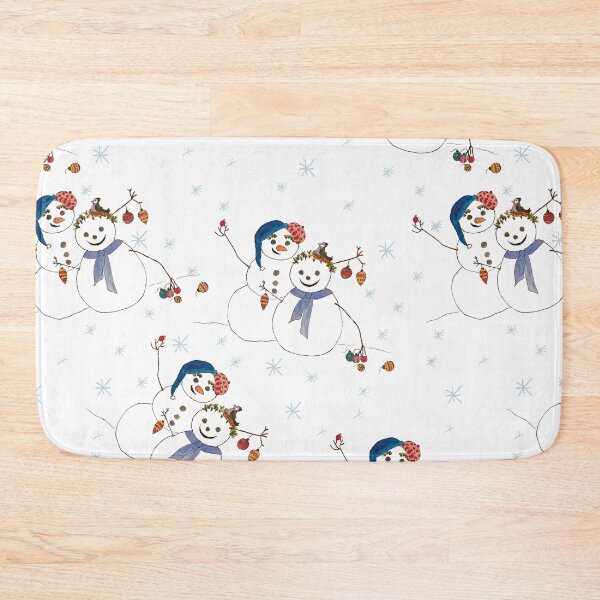Item preview, Snowman couple at Christmas time designed and sold by Meg M Studio.