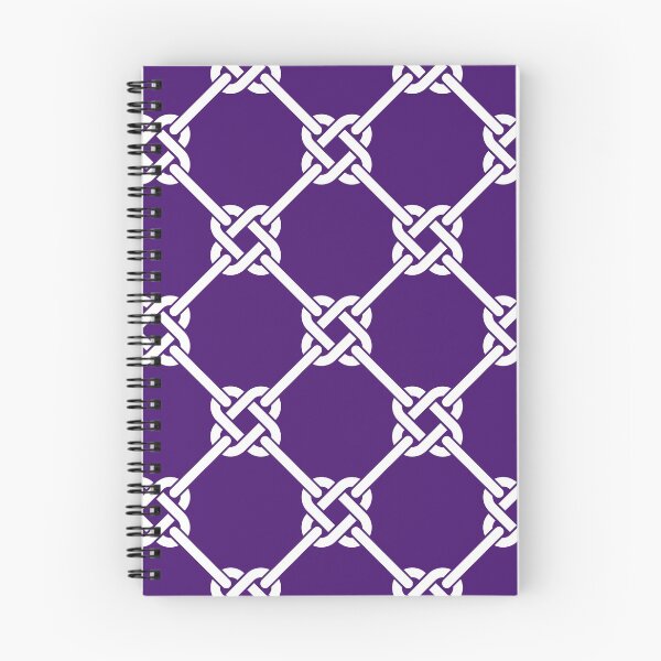 Item preview, purple Celtic Knot Pattern - Lattice interlocking simple square knot  designed and sold by ImageNugget.