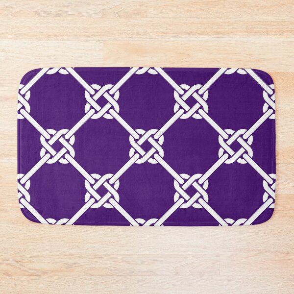 Item preview, purple Celtic Knot Pattern - Lattice interlocking simple square knot  designed and sold by ImageNugget.