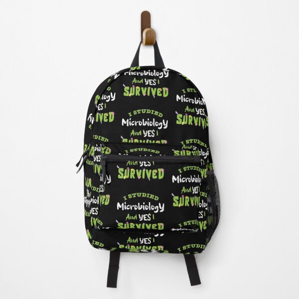 Item preview, I studied Microbiology and YES I survived, Microbiology Lover , funny Microbiologist gift designed and sold by anodyle.