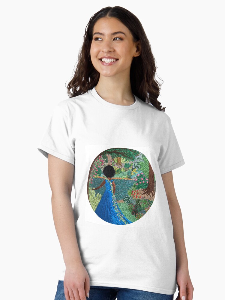 Thumbnail 2 of 7, Classic T-Shirt, The Guardian of the Lake designed and sold by SewingSongbird.