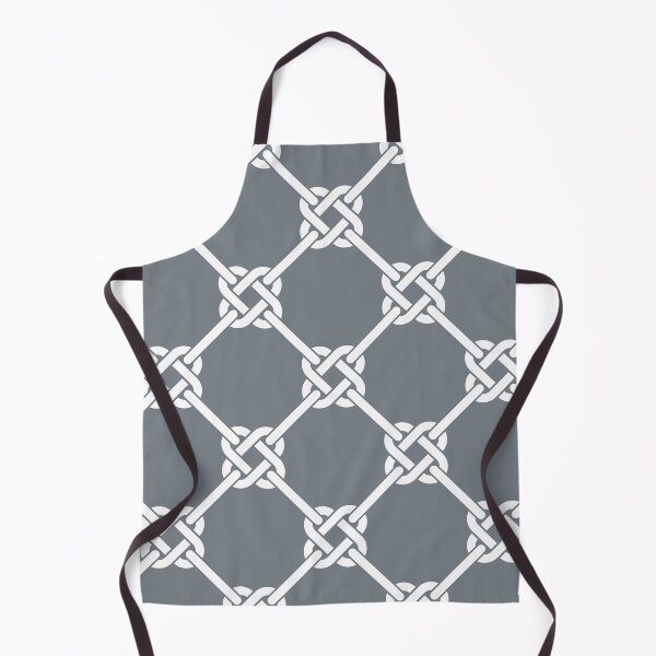 Item preview, Cool Grey Celtic Knot Pattern - Lattice interlocking simple square knot designed and sold by ImageNugget.