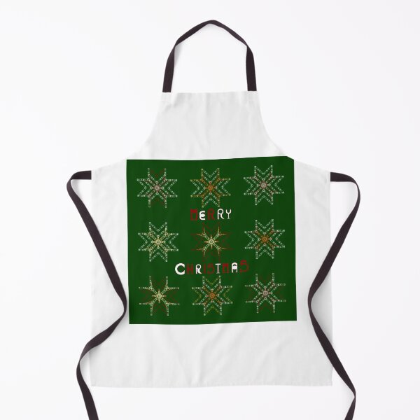 Item preview, Merry Christmas With Stars - Geometric stars - Handmade letters - Colorful - Green Background designed and sold by BDLVandFriends.
