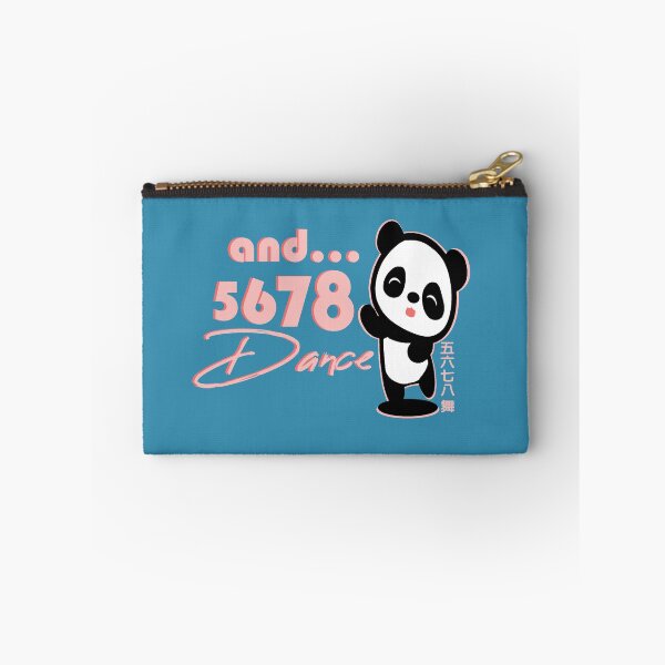 Item preview, 5678 and Dance Chinese characters 五六七八舞 panda Pink designed and sold by Kudos5678.