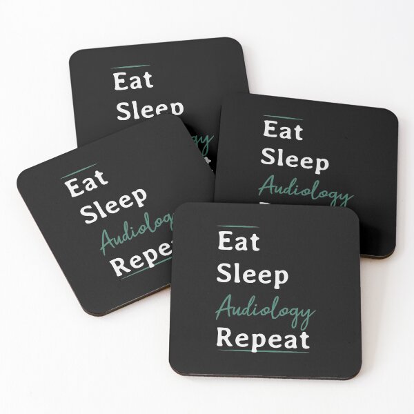 Item preview, Eat Sleep Audiology Repeat designed and sold by Chamssou.