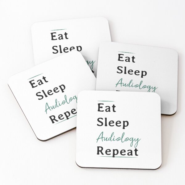 Item preview, Eat Sleep Audiology Repeat designed and sold by Chamssou.