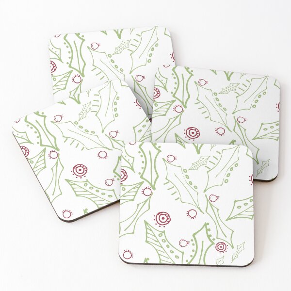 Item preview, Holly on white designed and sold by Meg M Studio.