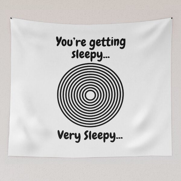 Item preview, You’re getting sleepy very sleepy - hypnotist swirl spiral hypnotize hypnotherapist magician sleepy humor pendelum  designed and sold by CJCTEES.