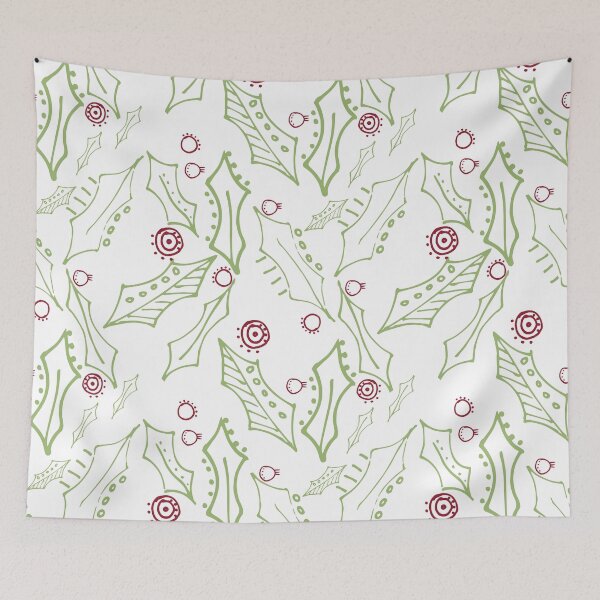Item preview, Holly on white designed and sold by Meg M Studio.