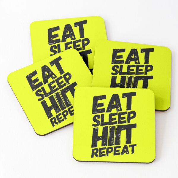 Item preview, Eat Sleep HIIT Repeat designed and sold by Desznr.