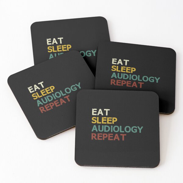 Item preview, Eat Sleep Audiology Repeat vintage designed and sold by Chamssou.
