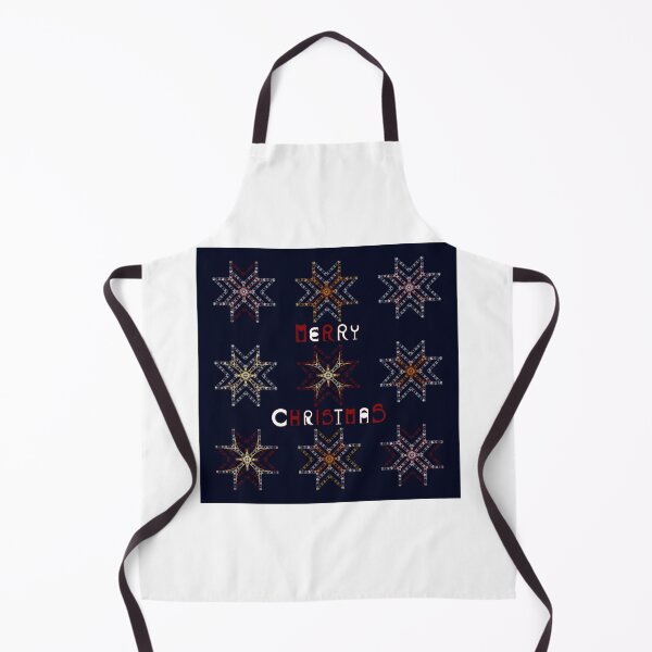 Item preview, Merry Christmas With Stars - Dark Blue Background- Geometric stars - Handmade letters - Colorful - Green Background designed and sold by BDLVandFriends.