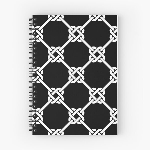 Item preview, Black  Celtic Knot Pattern - Lattice interlocking simple square knot  designed and sold by ImageNugget.
