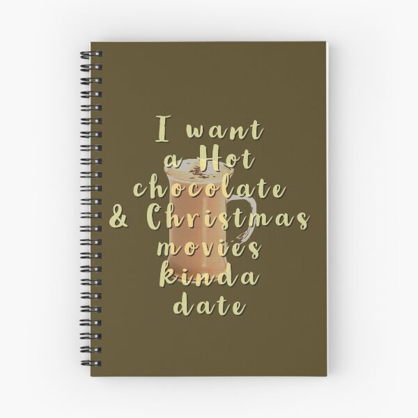 Item preview, Hot chocolate and Christmas movies date- Best Christmas gift designed and sold by Happy  Soul Store.