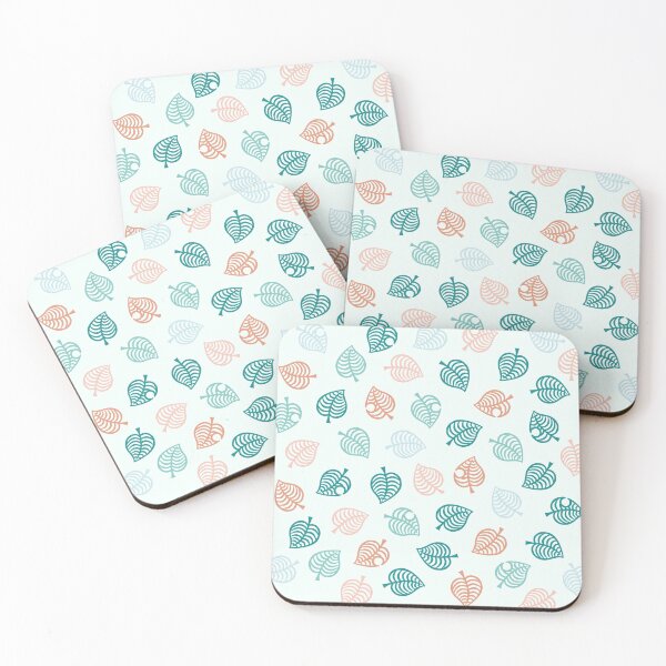 Item preview, Nook Leaf Aloha Logo - Ocean Beach Inspired Orange and Green Blue  designed and sold by TheMajesticGoat.