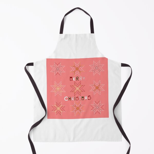 Item preview, Merry Christmas With Stars - Light Pink Background- Geometric stars - Handmade letters - Colorful - Green Background designed and sold by BDLVandFriends.