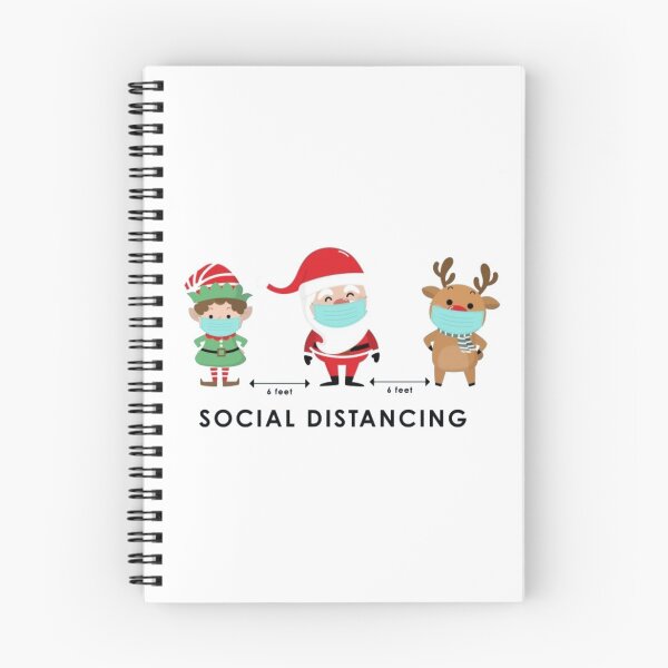 Artikelvorschau, Bald erhältlich Social Distancing Christmas Sticker entworfen und verkauft von MeritsStores.