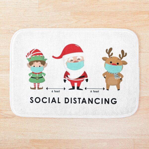 Item preview, Pegatina Próximamente social Distancing Christmas designed and sold by MeritsStores.