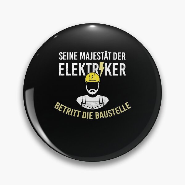 Item preview, His Majesty - the Electrician I Profession Fun designed and sold by ChrisFeil.