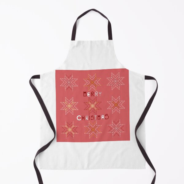 Item preview, Merry Christmas With Stars -Dark Pink Background- Geometric stars - Handmade letters - Colorful - Green Background designed and sold by BDLVandFriends.